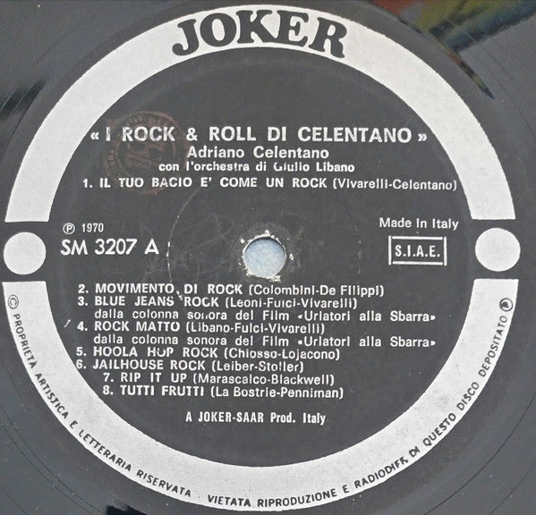 Adriano Celentano -I Rock & Roll Di Celentano