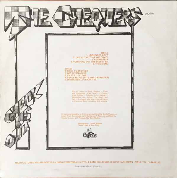 The Chequers - Check Us Out