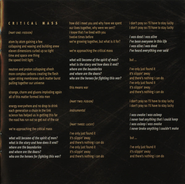 Threshold (3) -Critical Mass