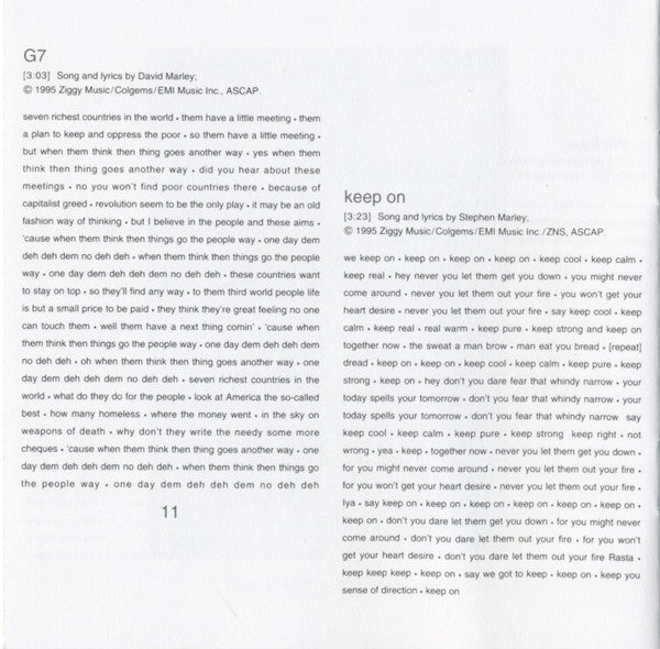 Ziggy Marley And The Melody Makers - Free Like We Want 2 B