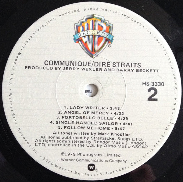 Dire Straits -Communiqué