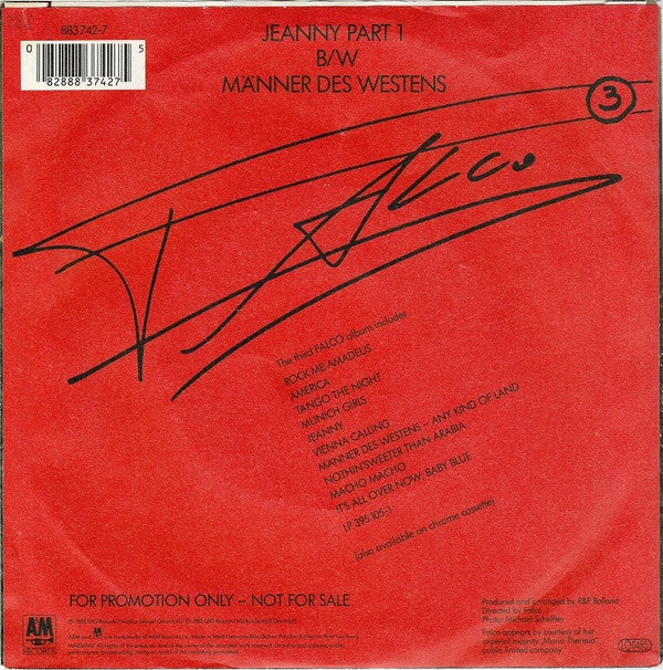 Falco -Jeanny - Part 1 (Radio Edit)