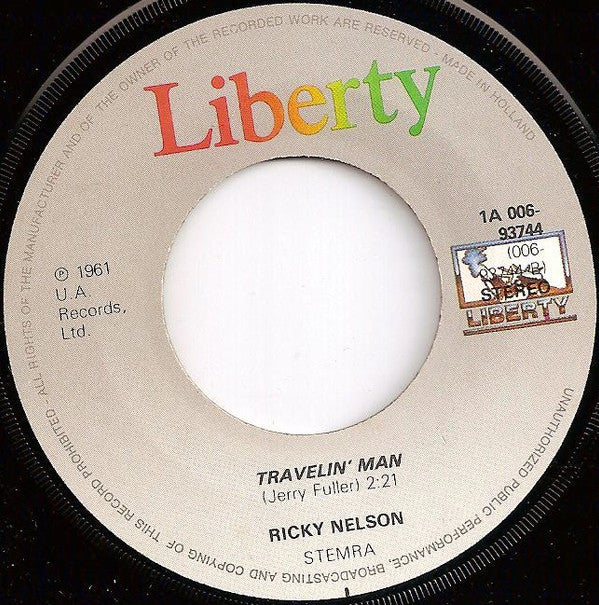 Ricky Nelson (2) -Hello Marylou / Travelling Man