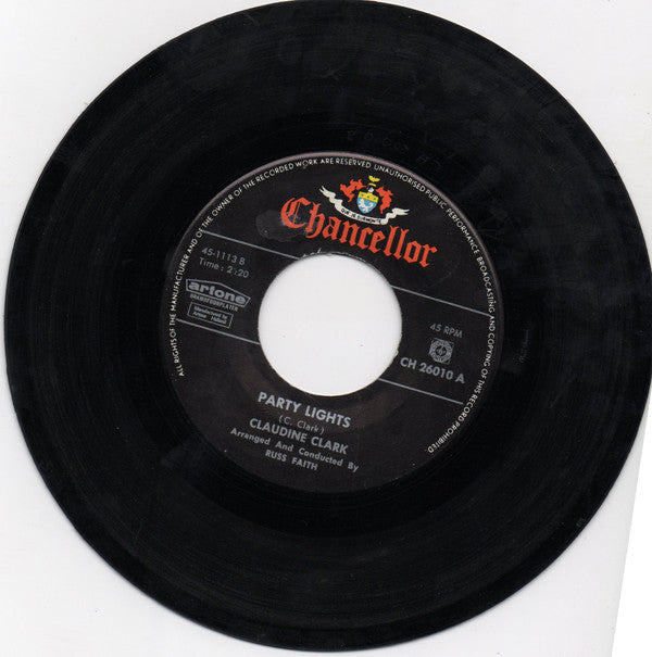 Claudine Clark -Party Lights / Disappointed