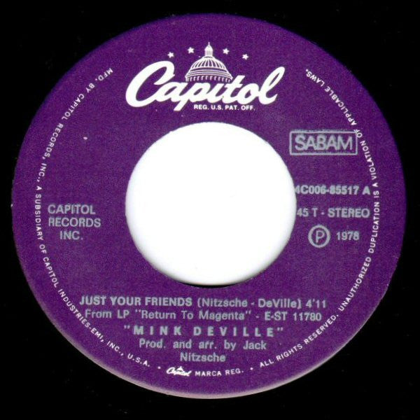 Mink DeVille -Just Your Friends