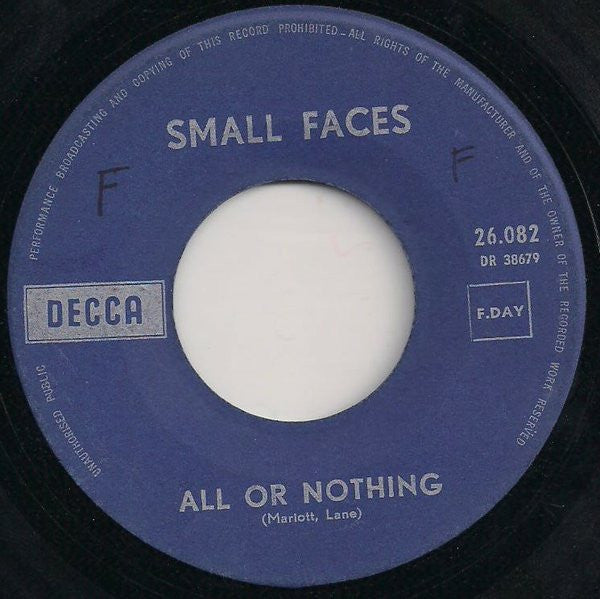 Small Faces -All Or Nothing / Understanding
