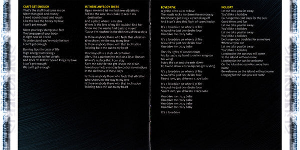 Scorpions -Lovedrive