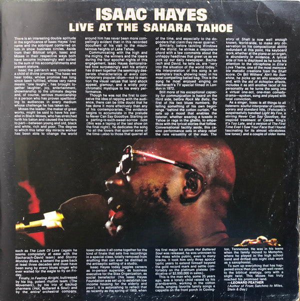 Isaac Hayes -Live At The Sahara Tahoe