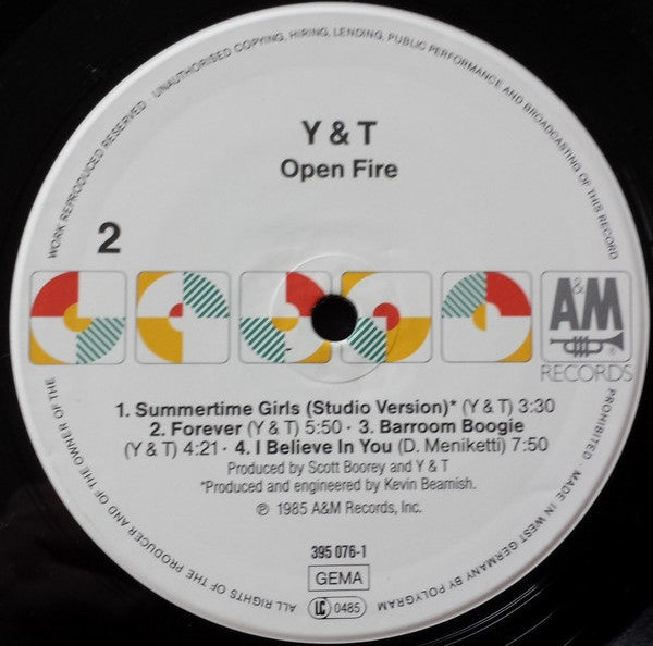 Y & T -Open Fire