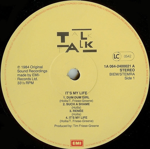 Talk Talk -It's My Life