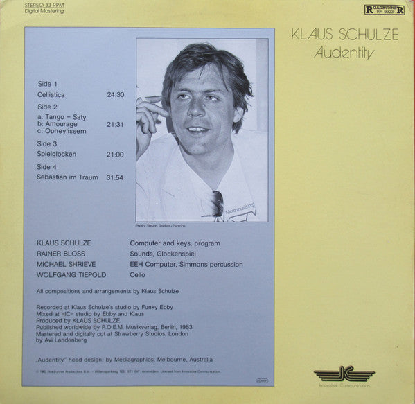 Klaus Schulze -Audentity