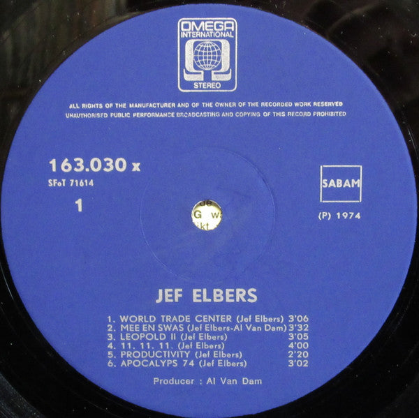 Jef Elbers -Jef Elbers