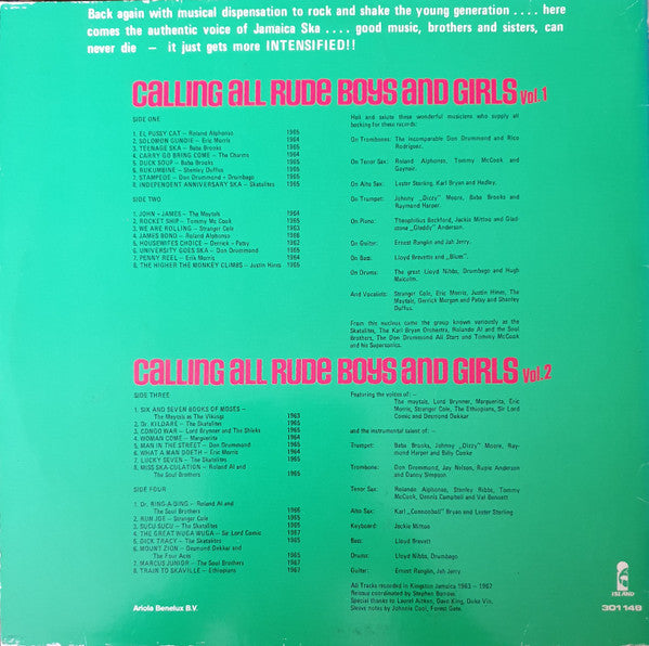 Various -Intensified! Original Ska 1962-1967 Vol. 1 & 2