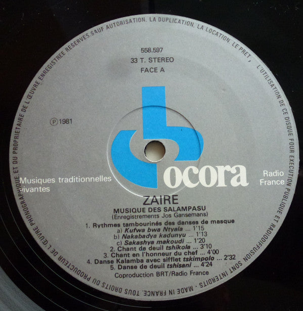 Salampasu - Zaïre (Musique Des Salampasu)