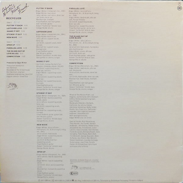 Edgar Winter's White Trash -Recycled