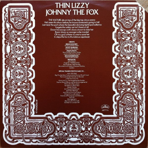 Thin Lizzy -Johnny The Fox