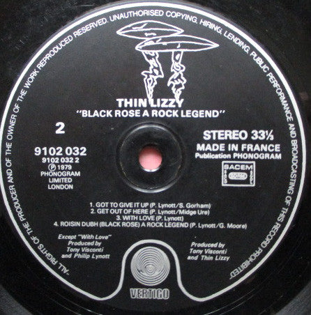 Thin Lizzy - Black Rose (A Rock Legend)