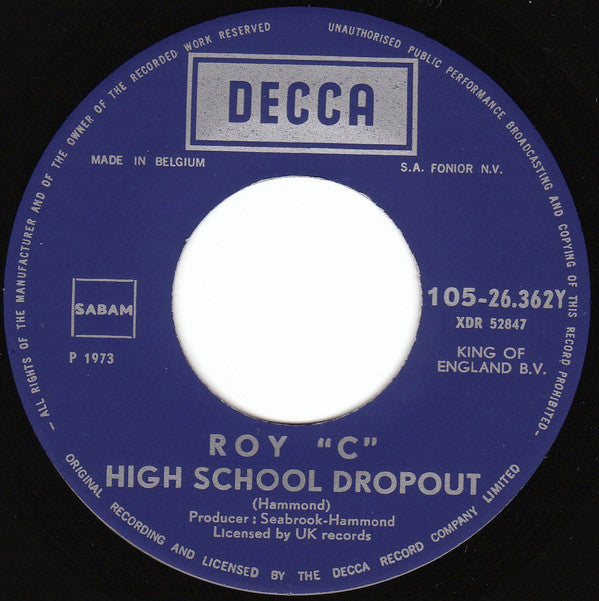 Roy "C"* -The Wedding Is Over