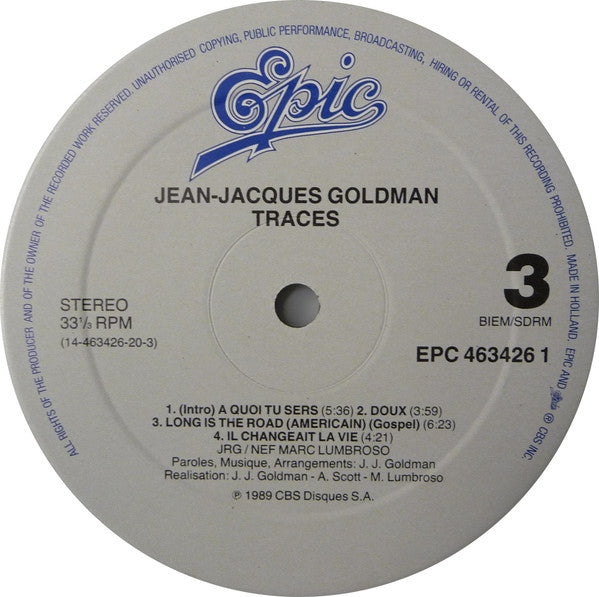 Goldman* -Traces