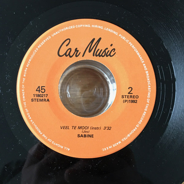 Sabine* - Veel Te Mooi