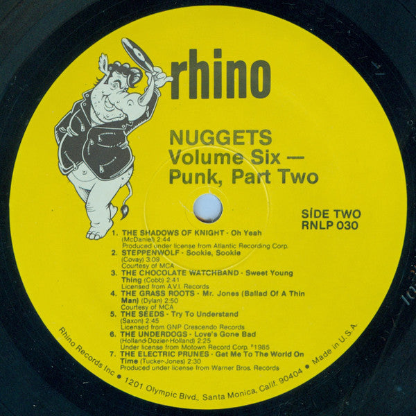 Various - Nuggets Volume Six: Punk, Part II