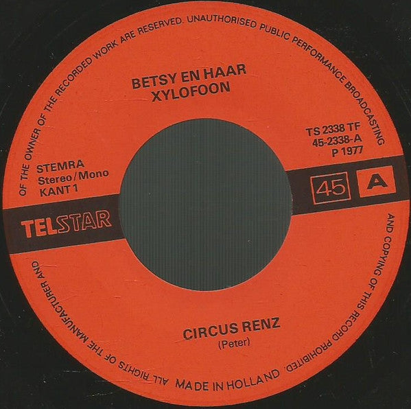 Betsy En Haar Xylofoon - Circus Renz / Petersburger Schlittenfahrt