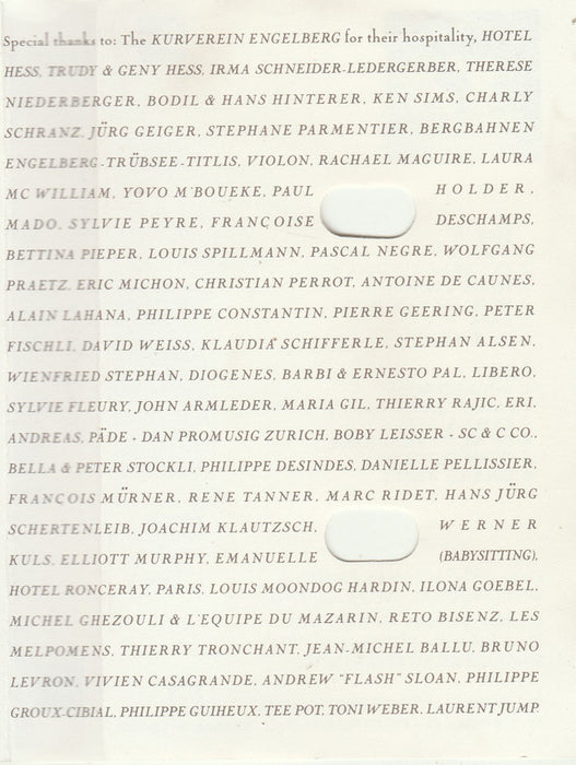 Stephan Eicher - Engelberg