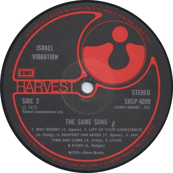 Israel Vibration - The Same Song