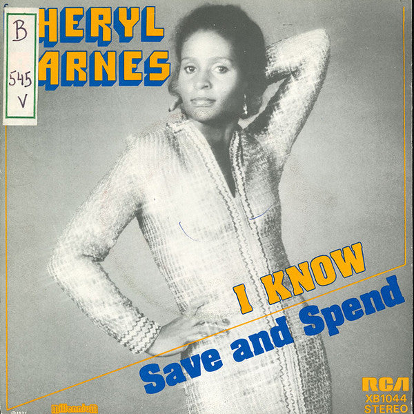 Cheryl Barnes -Save And Spend