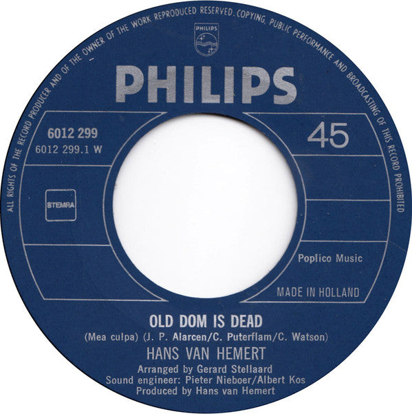 Hans van Hemert -Old Dom Is Dead