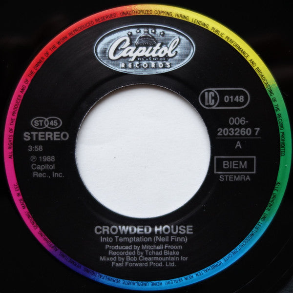 Crowded House -Into Temptation