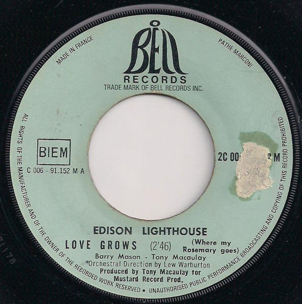 Edison Lighthouse -Love Grows (Where My Rosemary Goes)