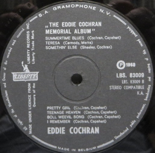 Eddie Cochran -The Eddie Cochran Memorial Album