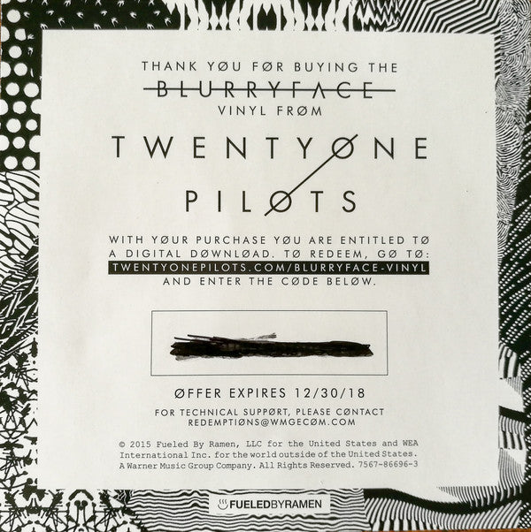 Twenty One Pilots -Blurryface