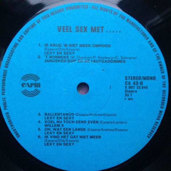 Various -Veel Sex Met...