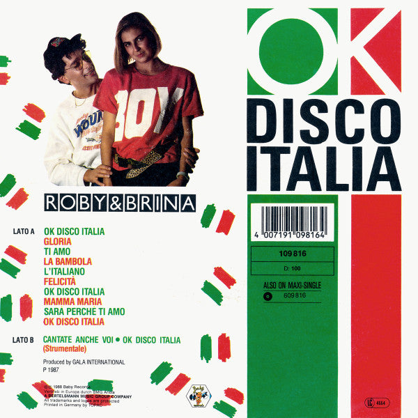 Roby & Brina* -Ok Disco Italia