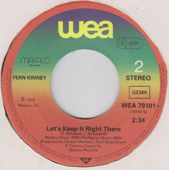 Fern Kinney -Groove Me