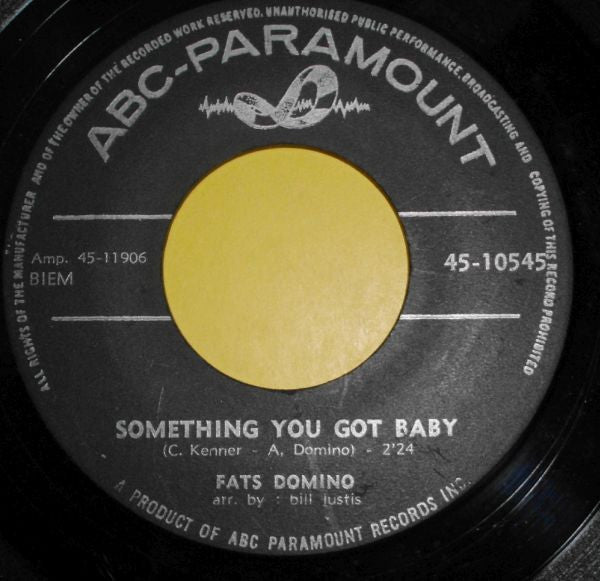 Fats Domino -Something You Got Baby