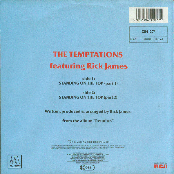 The Temptations Featuring Rick James - Standing On The Top