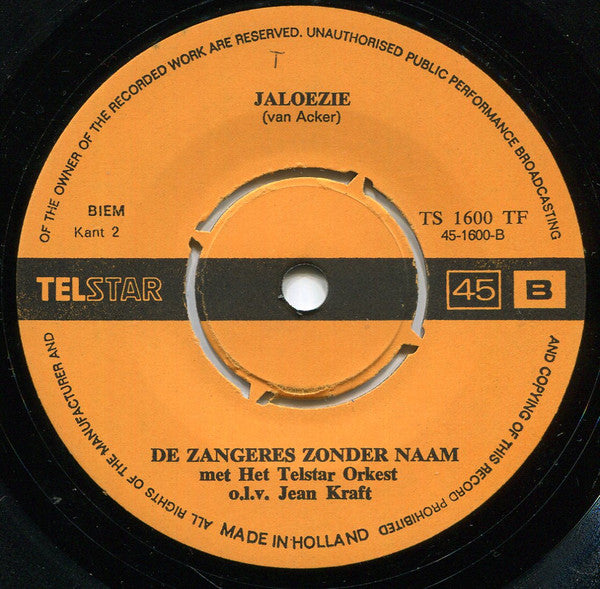 De Zangeres Zonder Naam* -Ach Vaderlief, Toe Drink Niet Meer