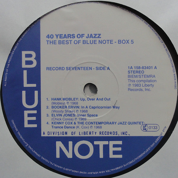 Various - 40 Years Of Jazz - The Best Of Blue Note - Box 5