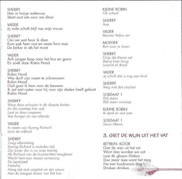 "Robin Hood" De Musical Cast -Robin Hood - De Musical