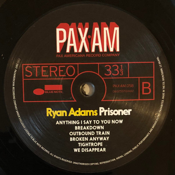 Ryan Adams -Prisoner