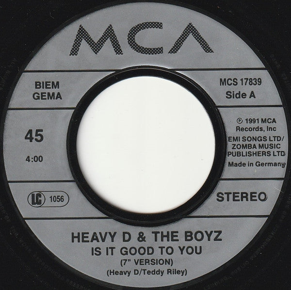 Heavy D And The Boyz* - Is It Good To You