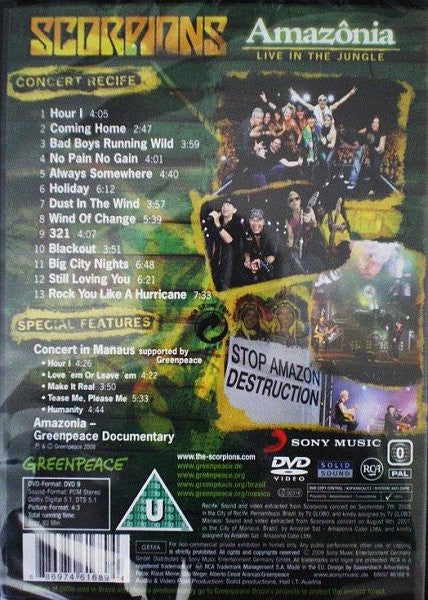 Scorpions -Amazônia - Live In The Jungle