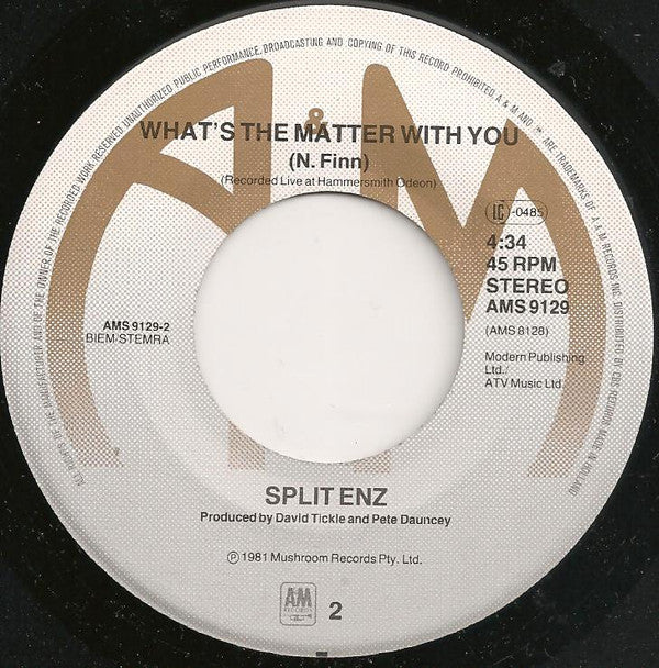 Split Enz -History Never Repeats