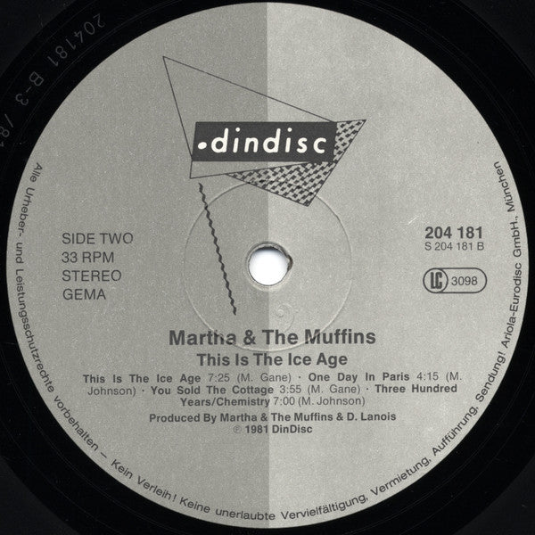 Martha And The Muffins -This Is The Ice Age
