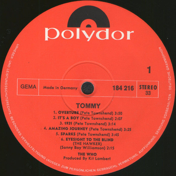The Who -Tommy
