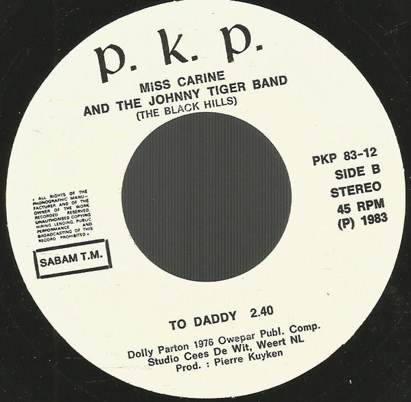 Miss Carine And The Johnny Tiger Band -Baby Boy / To Daddy