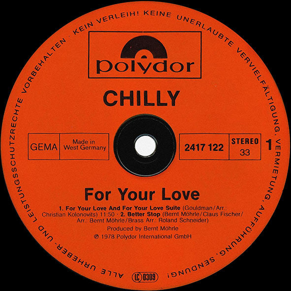 Chilly -For Your Love